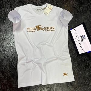 Burberry trend model short servet White high quality shirt